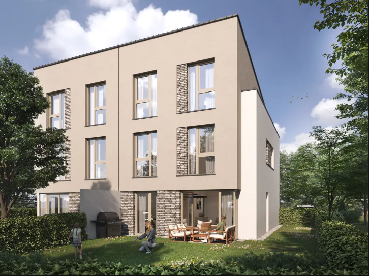 Große Doppelhaushälfte mit Keller und Garten Richtung Süden